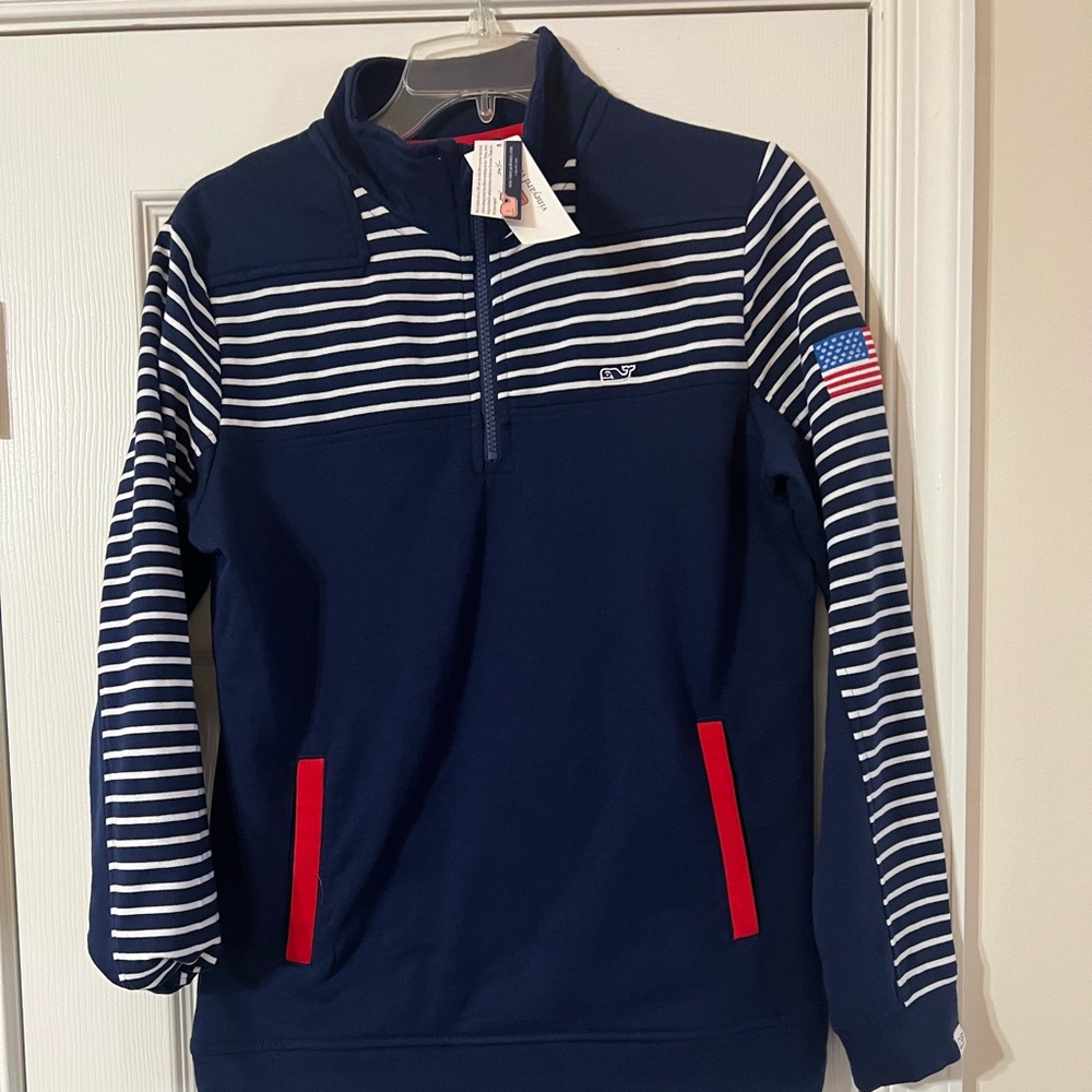 Vineyard Vines NWT 1/4 sweatshirt xs